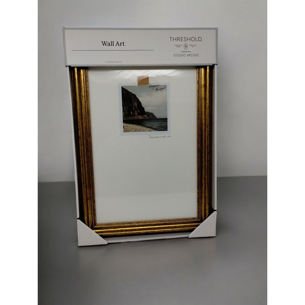 Studio McGee Minimalist Art Framed Canvas Coast Statement Travel Designer